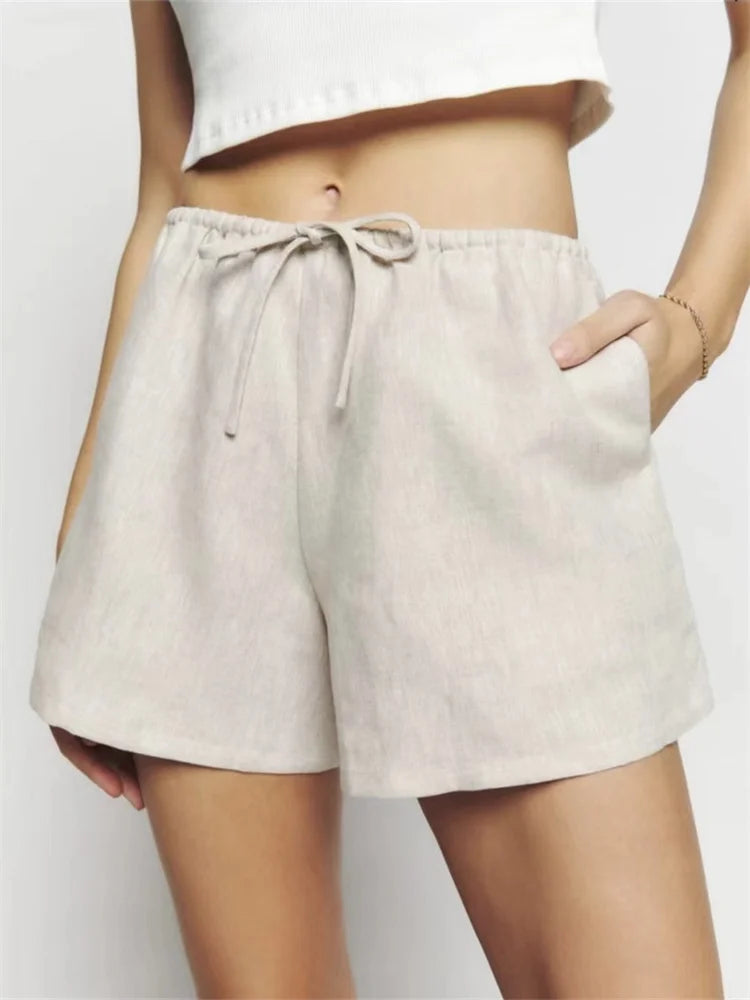 Shorts Casual Cintura Elástica