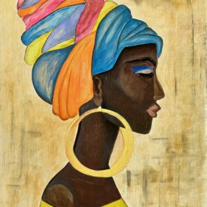 African Woman | Original Oil on Canvas
