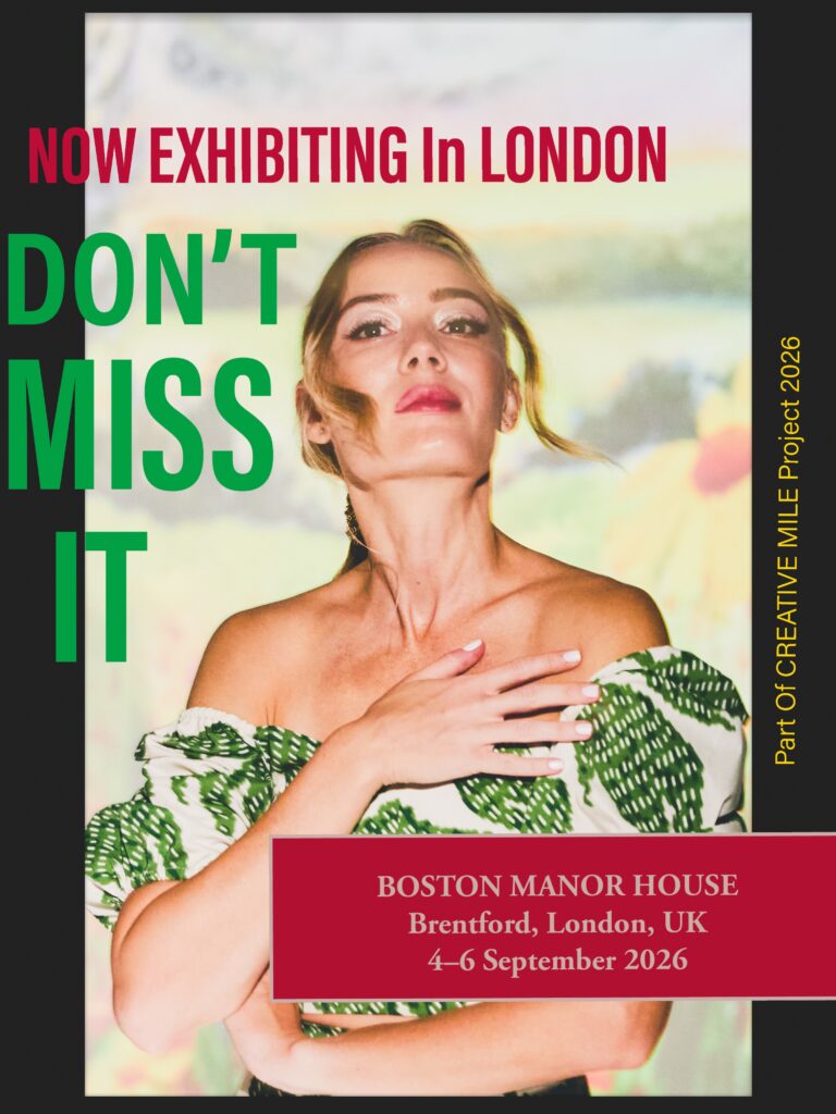 Poster: Lana Swan exhibiting at Boston Manor House, Brentford, London, 5–6 September 2026
